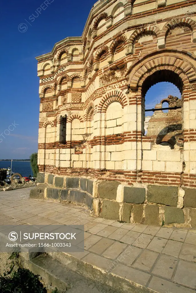 Church of St John Aliturgetos 14th century, Nesebar, Black Sea coast, Bulgaria, Europe
