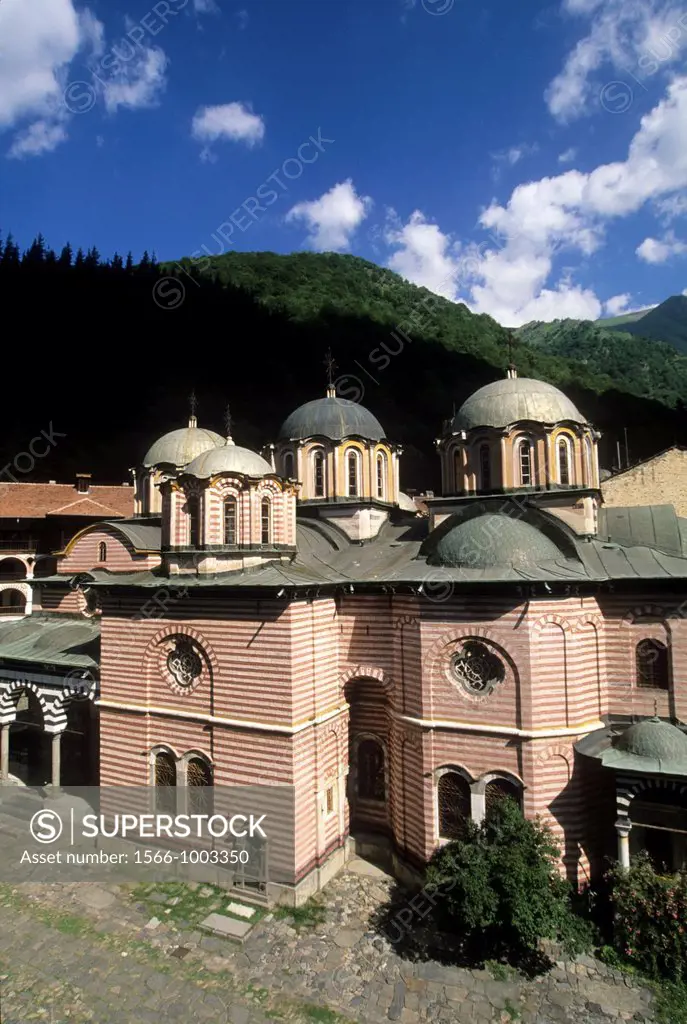 main church of the Rila Monastery, Bulgaria, Europe