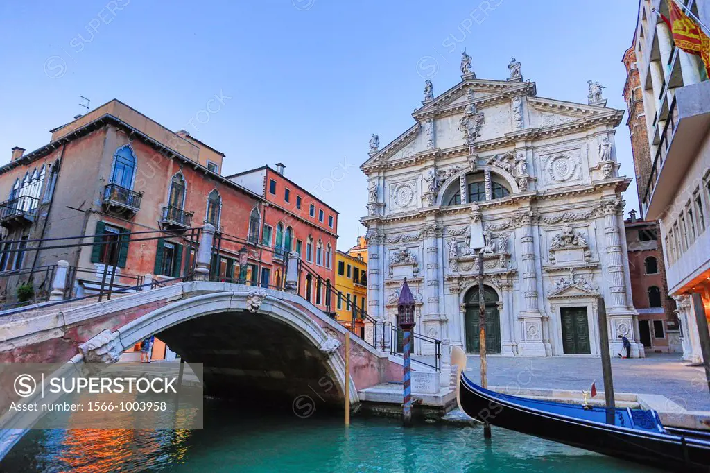 Italy , Venezia City , Canal, church