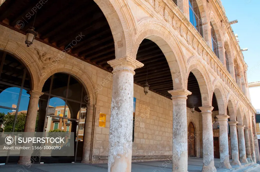 Old town hall  Main Square, San Clemente, Cuenca province, Castilla La Mancha, Spain