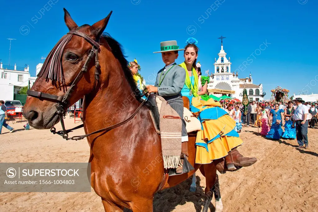 El Rocio Festival, Huelva Province, Andalucia, Spain