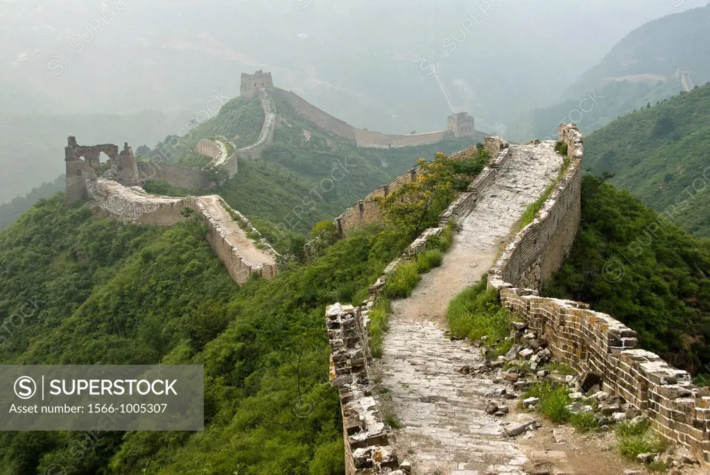 Great wall of China from Jinshanling to Simatai, Hebei Province, China.
