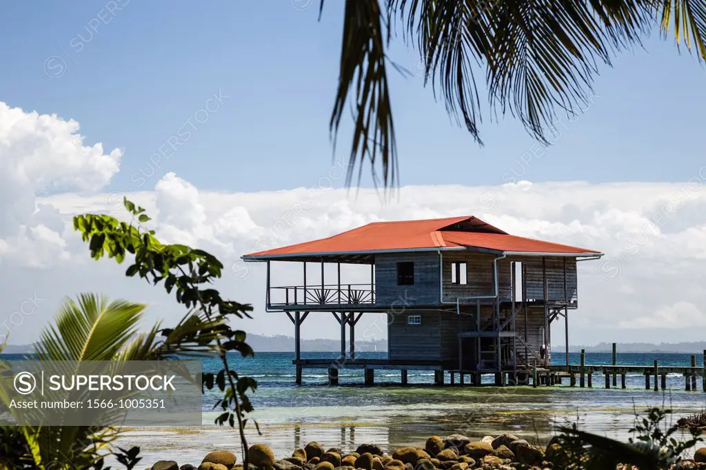 Waterfront home on Isla Carenero, Bocas del Toro Archipelago, Panama