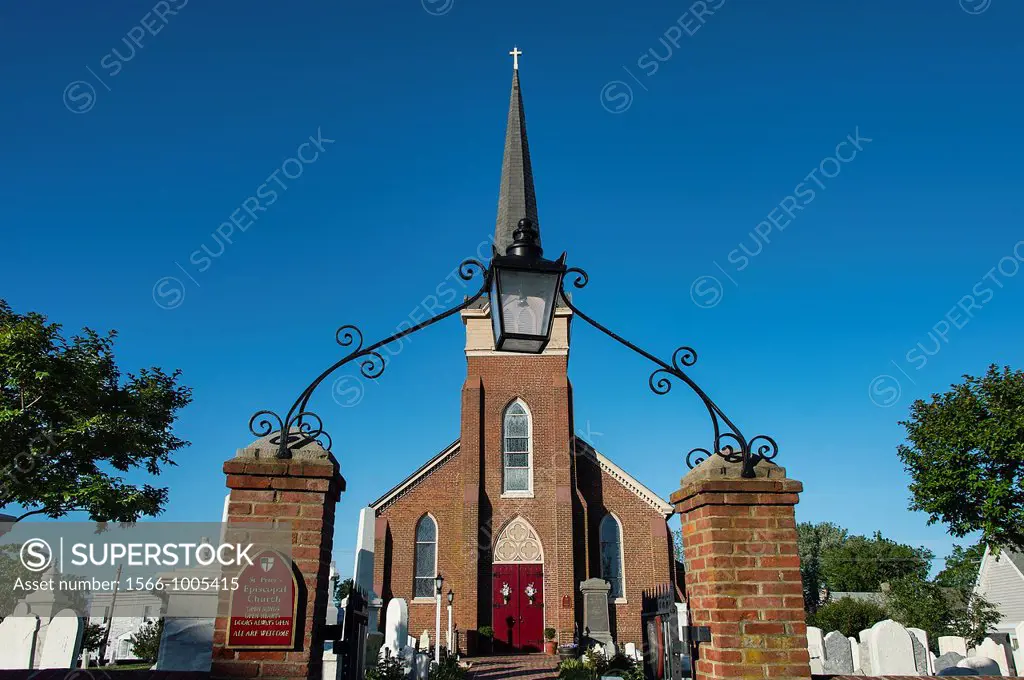 Historic St Peter´s Episcopal Church, Lewes, Delaware, USA
