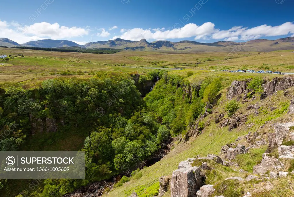 Inver Tote, The gorge formed by the river Lealt, Isle of Skye, Scotland, Europe