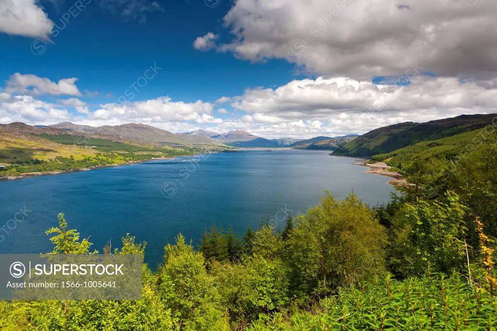 Loch Carron, Highlands, Scotland, United Kingdom, Europe