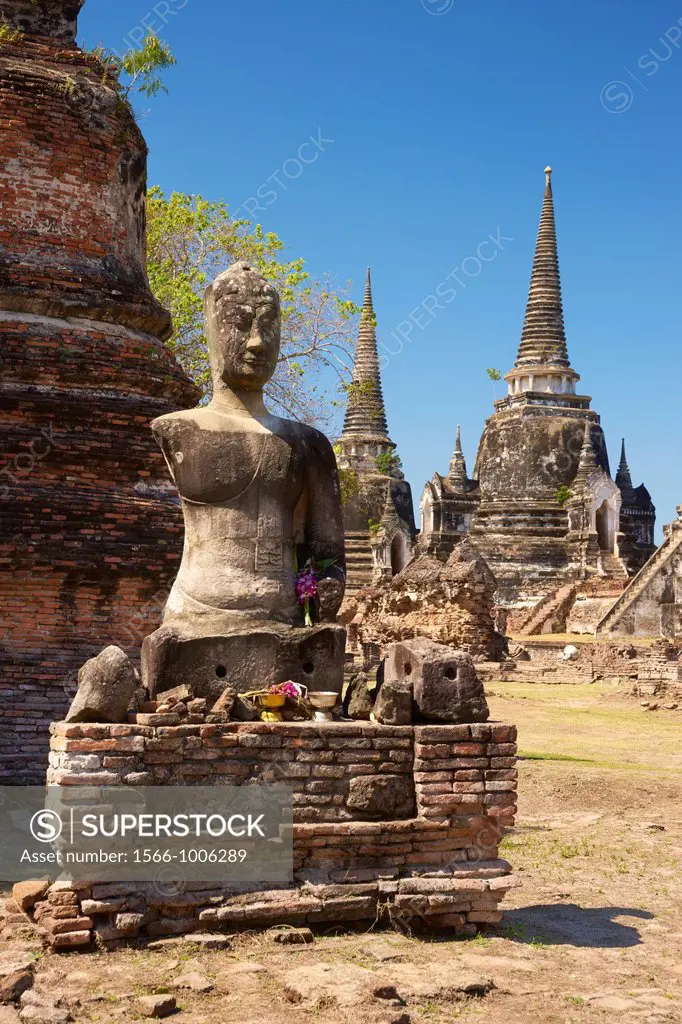 Thailand - Ayutthaya, ruins Wat Phra Si Sanphet Temple