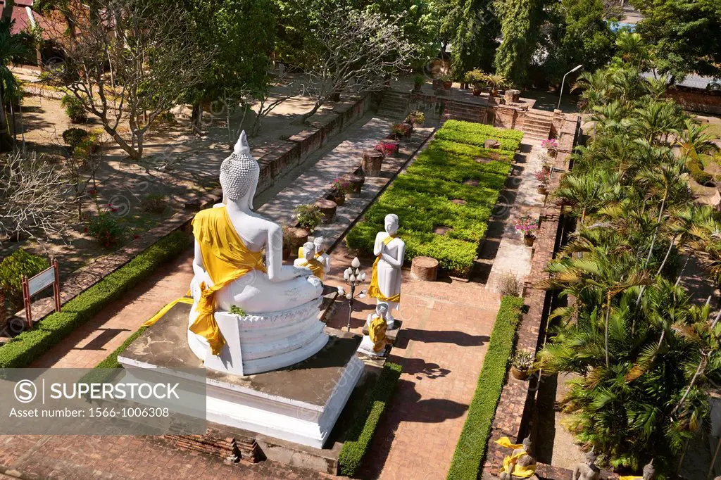 Thailand - Ayutthaya, Buddha statue, Wat Phra Nakhon Si Temple