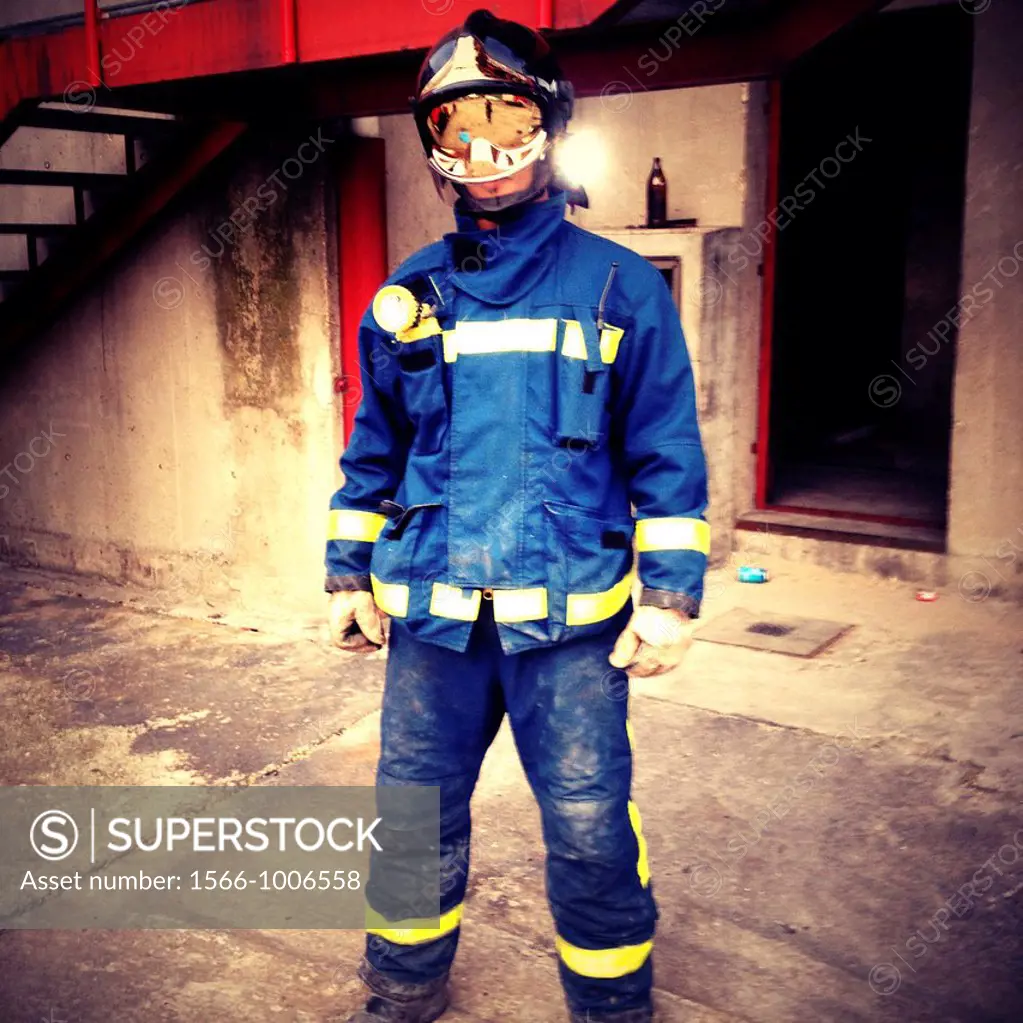 Firefighter in Madrid