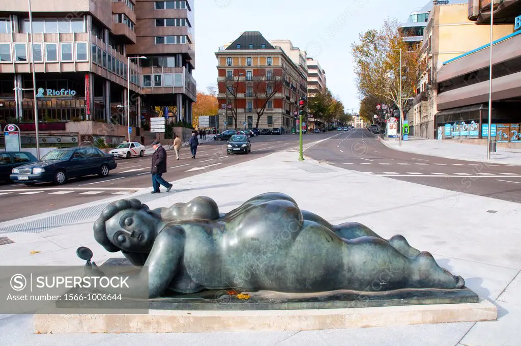 Sculpture by Botero  Genova street, Madrid, Spain 