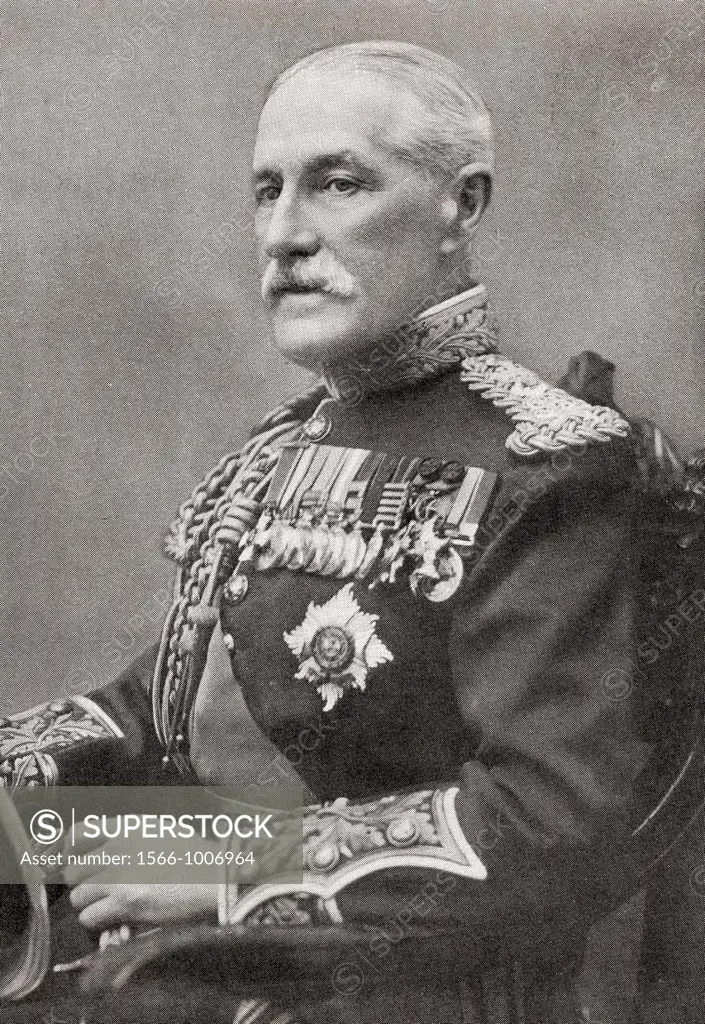 General Sir Horace Lockwood Smith-Dorrien, 1858 - 1930  British soldier and commander  From The Year 1914 Illustrated