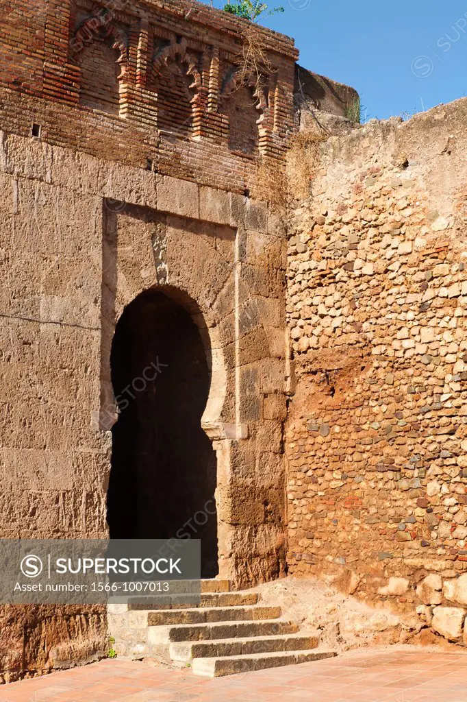 Niebla, Huelva Province, Andalusia, southern Spain  Puerta del Buey, or Gate of the Ox, one of the entrances through the walls into the town