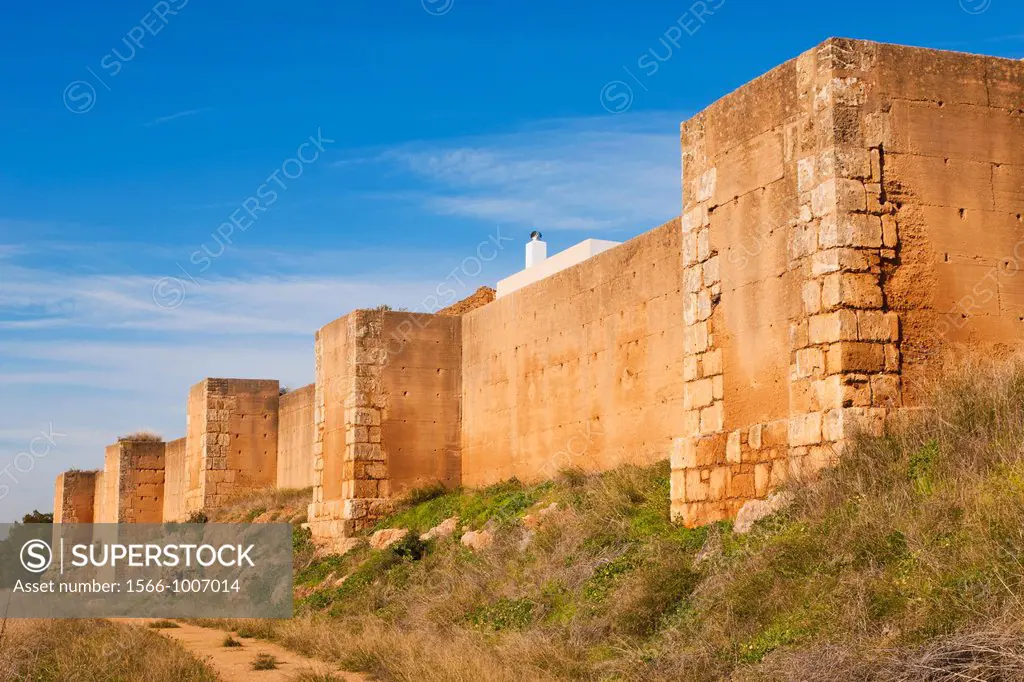 Niebla, Huelva Province, Andalusia, southern Spain  Walls surrounding the town