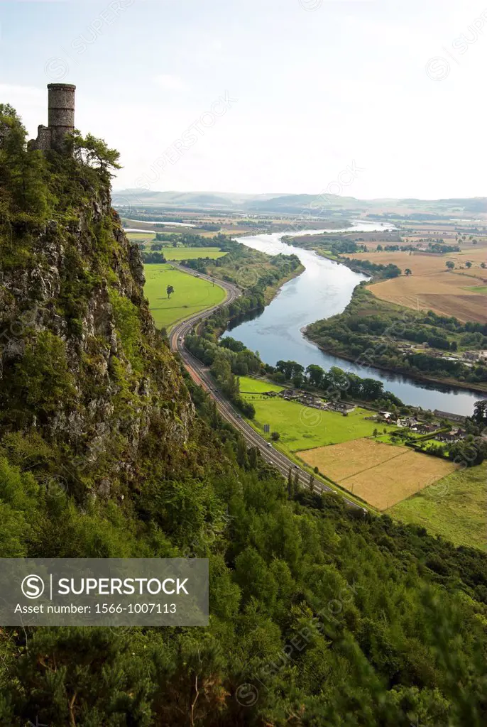 River Tay from Kinnoull Hill, Perth, Scotland
