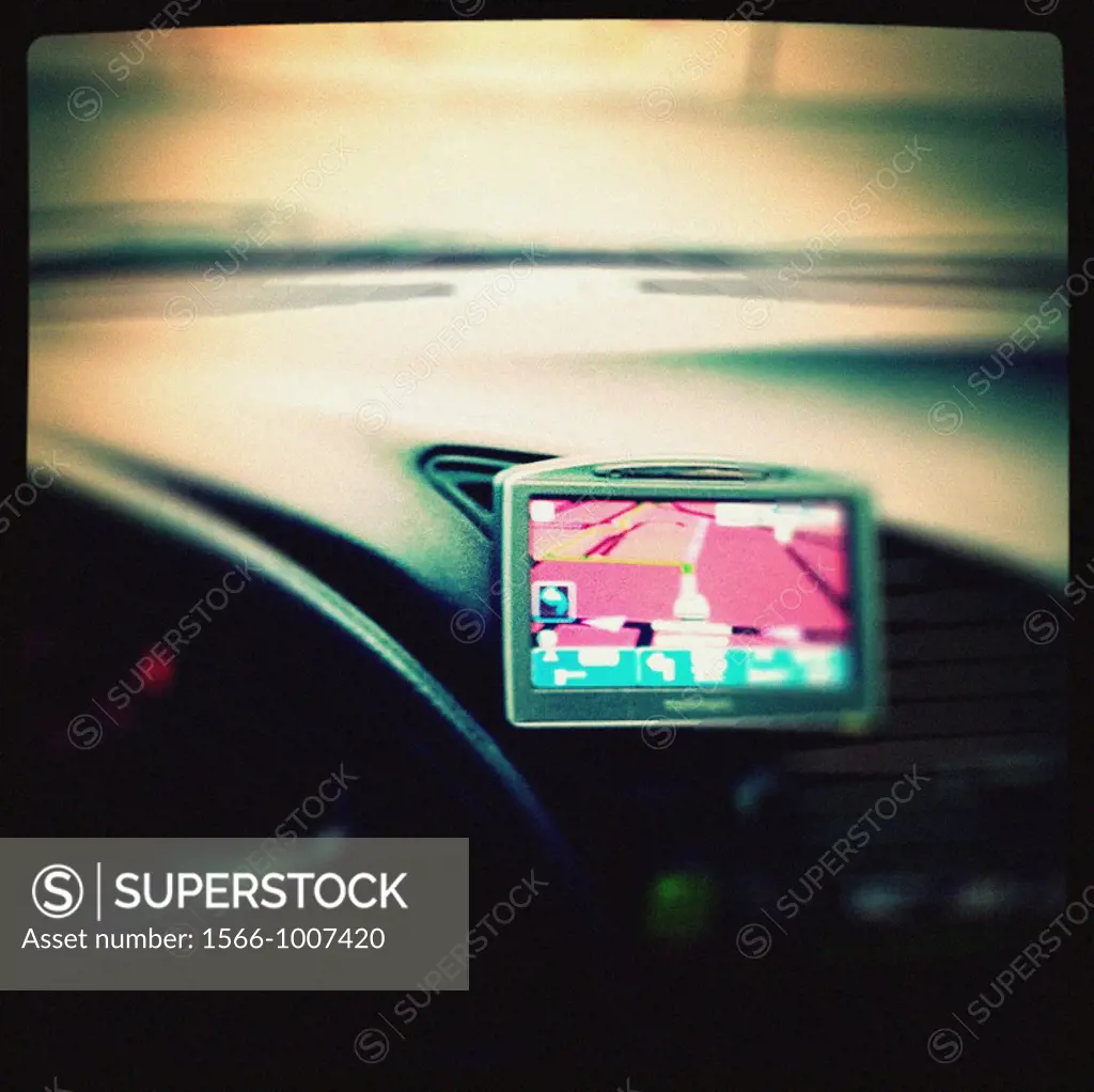 GPS in car