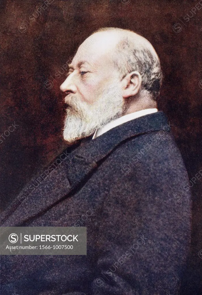 Edward VII, Albert Edward, 1841 -1910  King of the United Kingdom  From The Year 1910 Illustrated