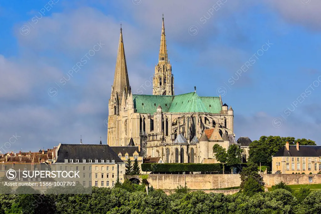 France , Chartres City , Chartres cathedral W H