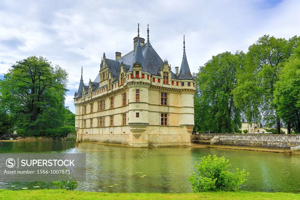 France ,Loire Valley , Azay le Rideau Castle