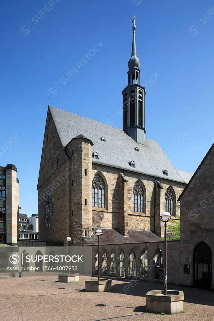 Germany, Dortmund, Ruhr area, Westphalia, North Rhine-Westphalia, NRW, Probstei church Saint Johannes Baptist, catholic church, former Dominican monas...