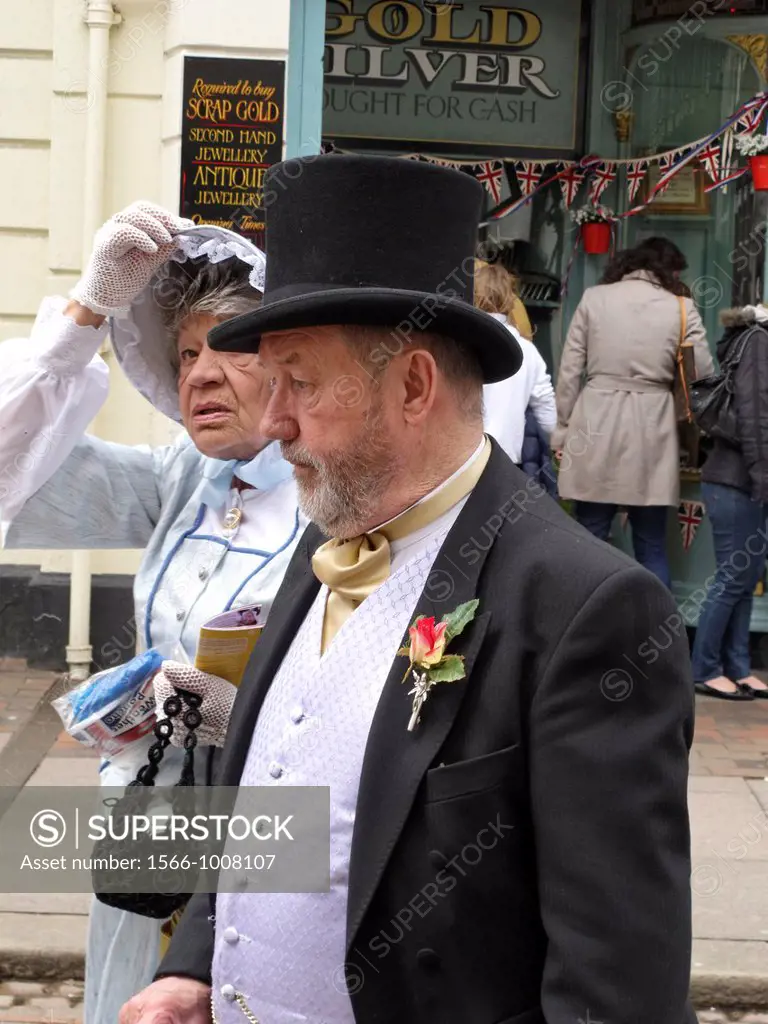 The Rochester Dickens Summer Festival took place on June celebrating the anniversary of Dickens birth  City of Rochester  England  United Kingdom.