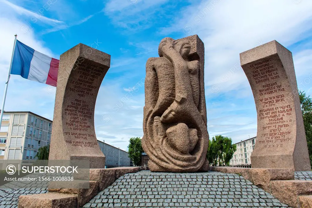 Paris, France, Public Housing Project in Suburbs, Drancy, Where in WWII, Nazi Deportations of Jews and other Foreigners, to German Death Camps, took p...