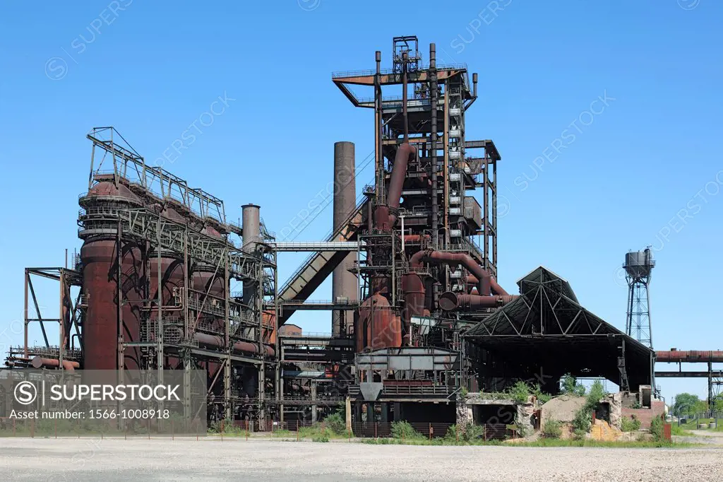 Germany, Dortmund, Ruhr area, Westphalia, North Rhine-Westphalia, NRW, Dortmund-Hoerde, Phoenix West, former blast furnace plant, blast furnace, indus...