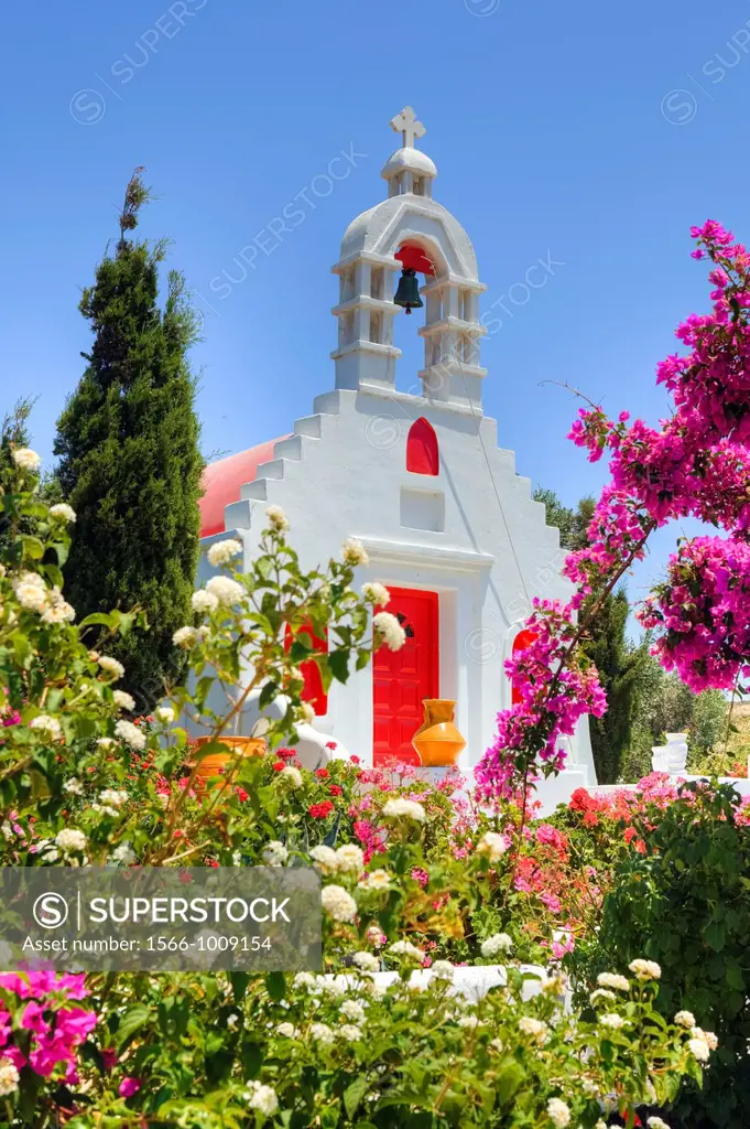 private chapel in Mykonos, Greece
