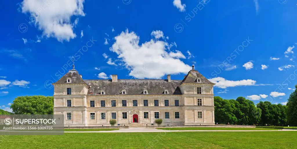 The picturesque castle of Ancy-le-Franc, Burgundy, France, Europe