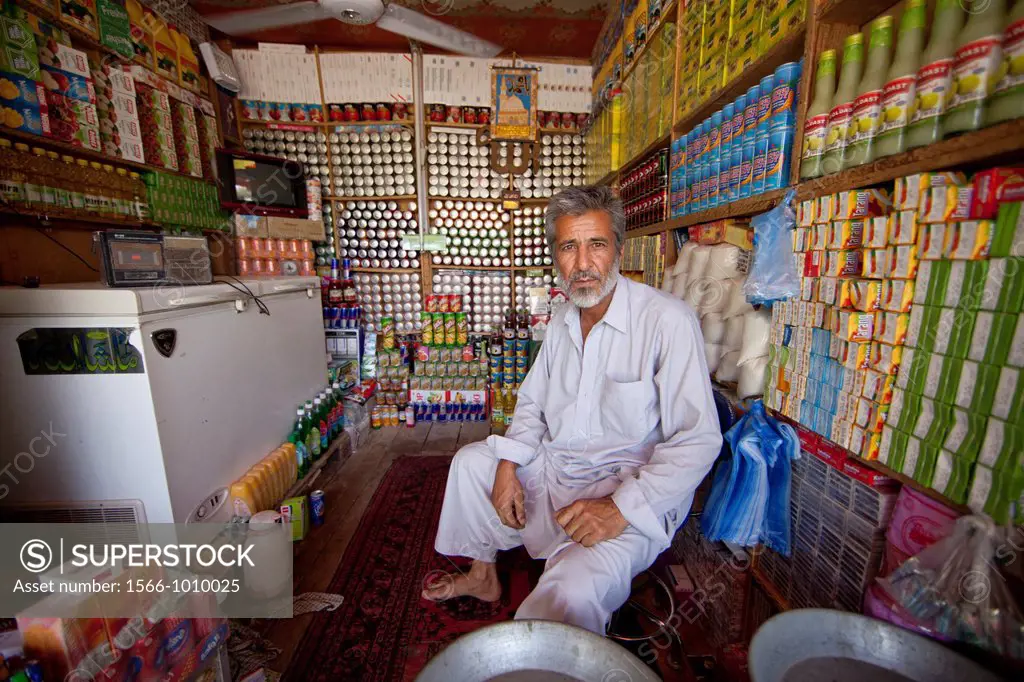 shopkeeper in kabul, Afghanistan