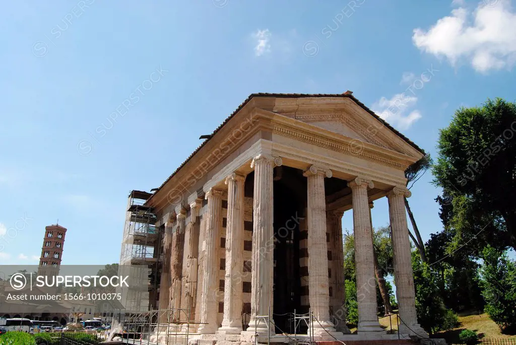 Temple of Portunos Boario forum. Rome