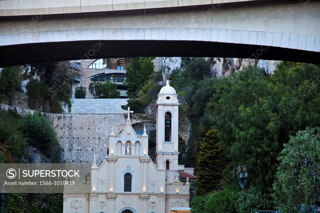 Ste-Devote Church in La Condamine, Principality of Monaco, Europe