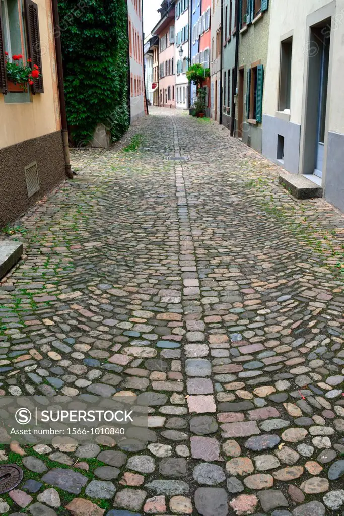 Bad Saeckingen, old town  Paved street