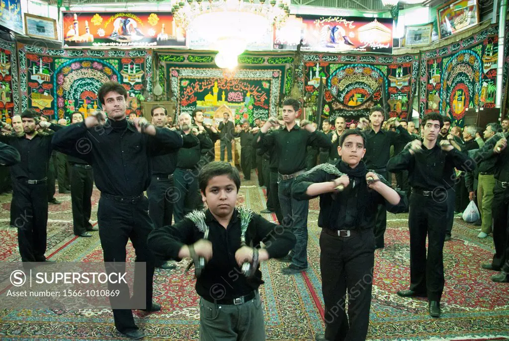 Muharram participants, Isfahan, Iran