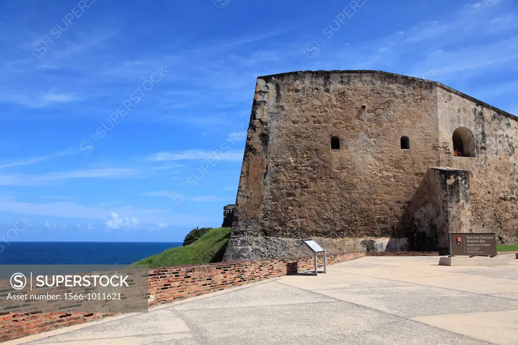 San Cristobal Fort, Castillo de San Cristobal, UNESCO World Heritage Site, Old San Juan, San Juan, Puerto Rico, USA, Caribbean