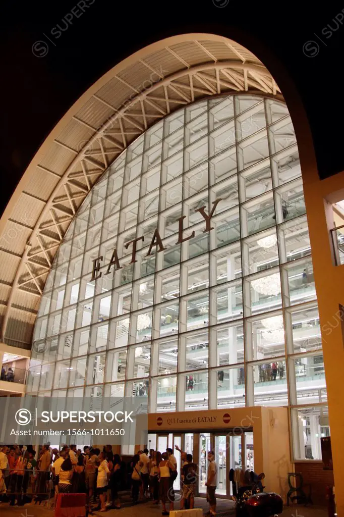 eataly slow food complex in rome italy