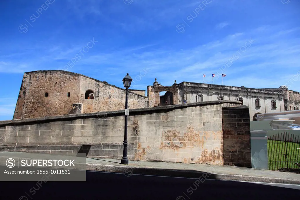 San Cristobal Fort, Castillo de San Cristobal, UNESCO World Heritage Site, Old San Juan, San Juan, Puerto Rico, USA, Caribbean