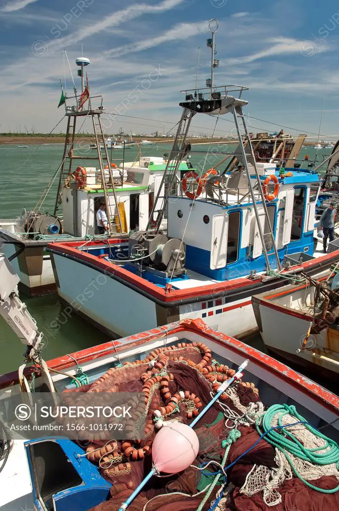 Fishing port, Punta Umbria, Huelva-province, Spain