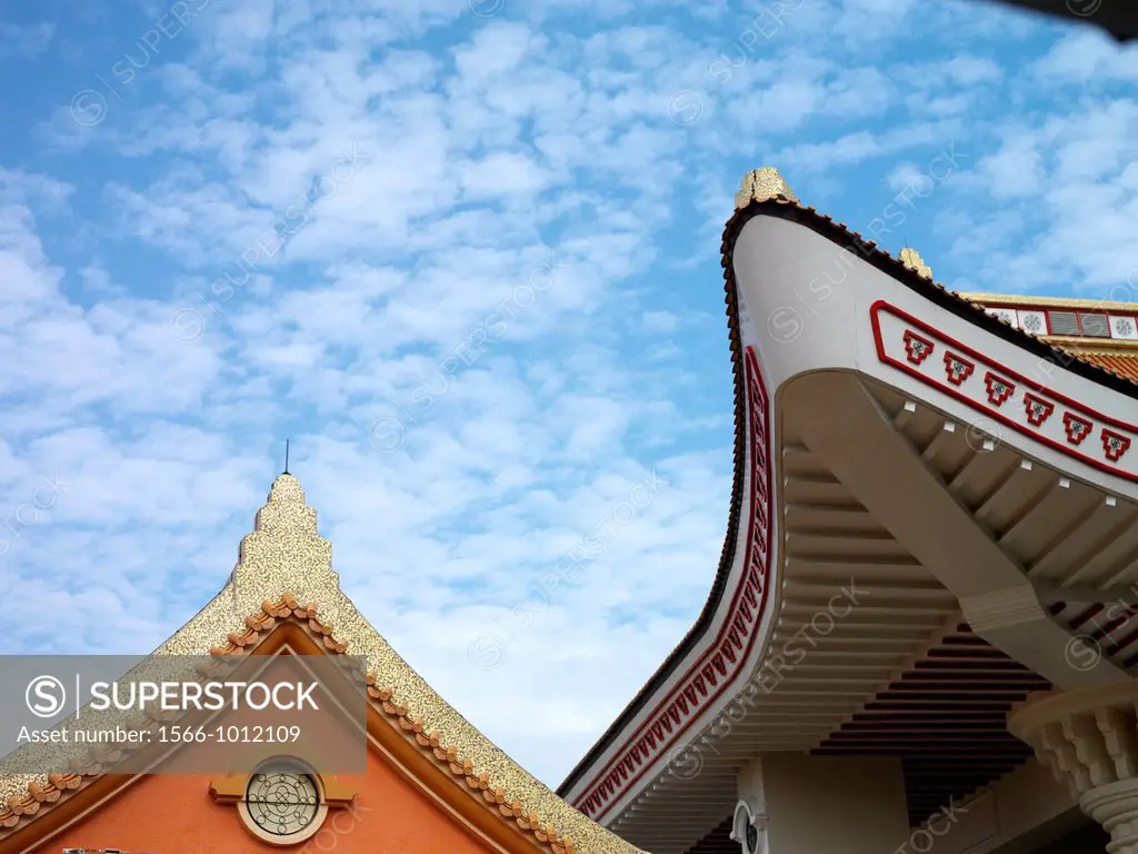 The Kong Meng San, or Bright Hill Temple in Singapore  This Buddhist temple is one of the largest places of worship in Singapore   This is one of the ...