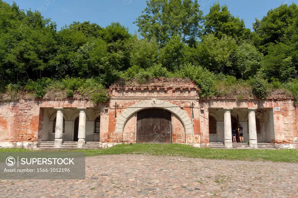 Prince Józef Poniatowski Gate Brama Ks  Józefa Poniatowskiego in Modlin Fortress Twierdza Modlin in Nowy Dwor Mazowiecki, Poland