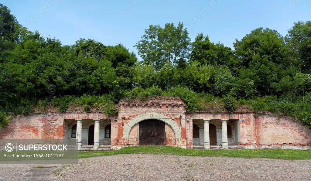 Prince Józef Poniatowski Gate Brama Ks  Józefa Poniatowskiego in Modlin Fortress Twierdza Modlin in Nowy Dwor Mazowiecki, Poland