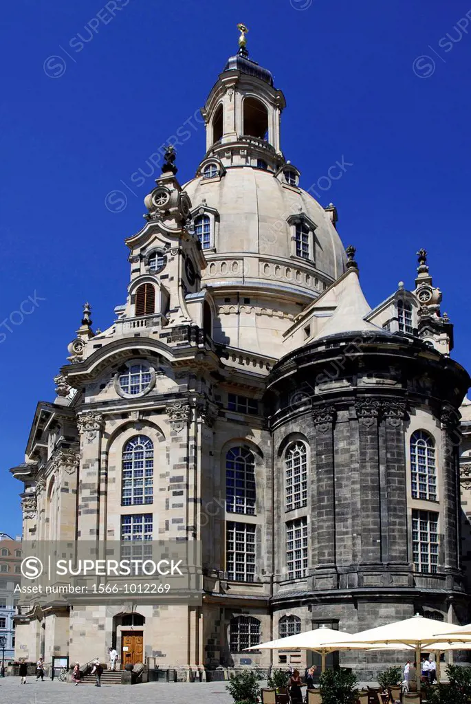 Church of Our Lady in Dresden - Caution: For the editorial use only  Not for advertising or other commercial use!