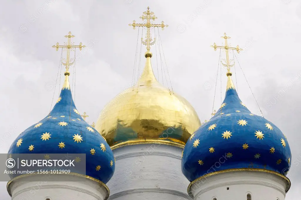 forefront of the dome of Trinity St Sergius Monastery, Sergiev Posad, Russia