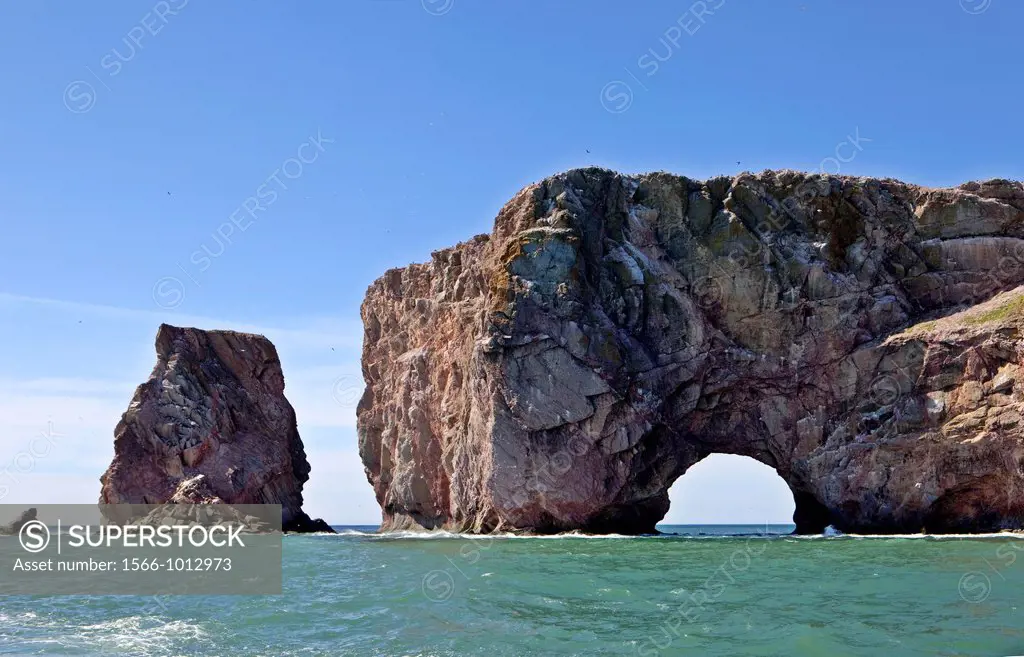 Perce Rock, Gaspe, Quebec, Canada