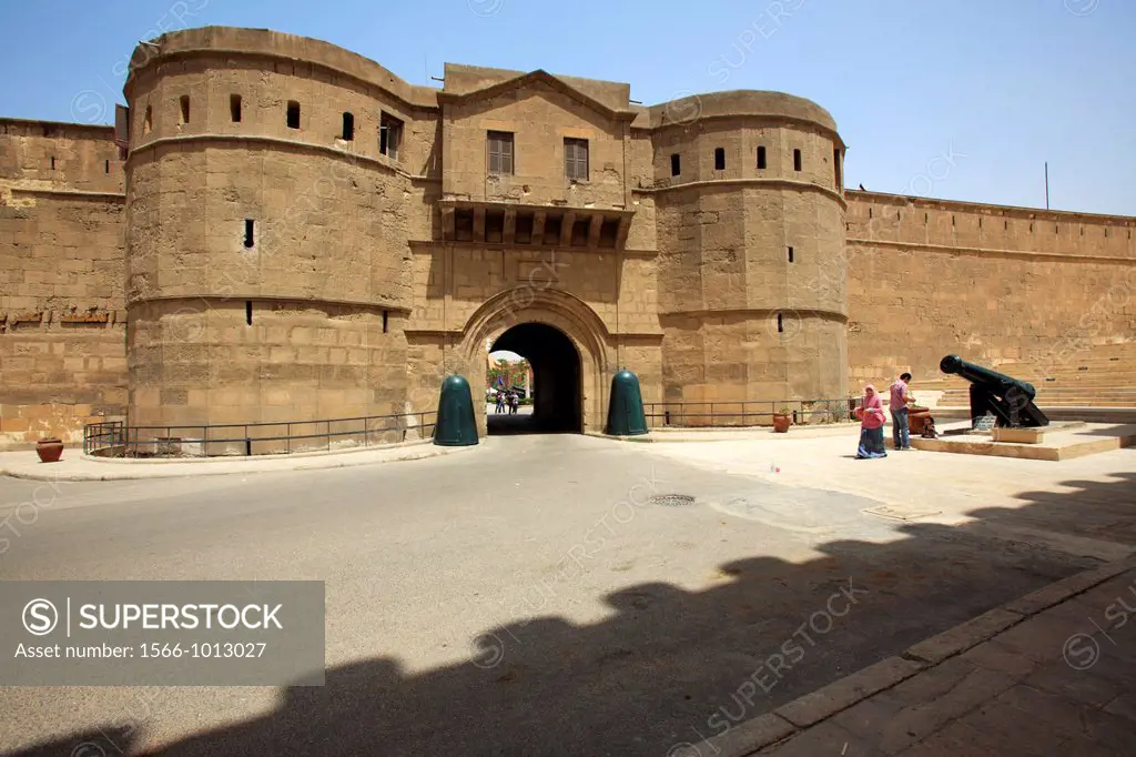 Fortification at the citadel, Cairo, Egypt