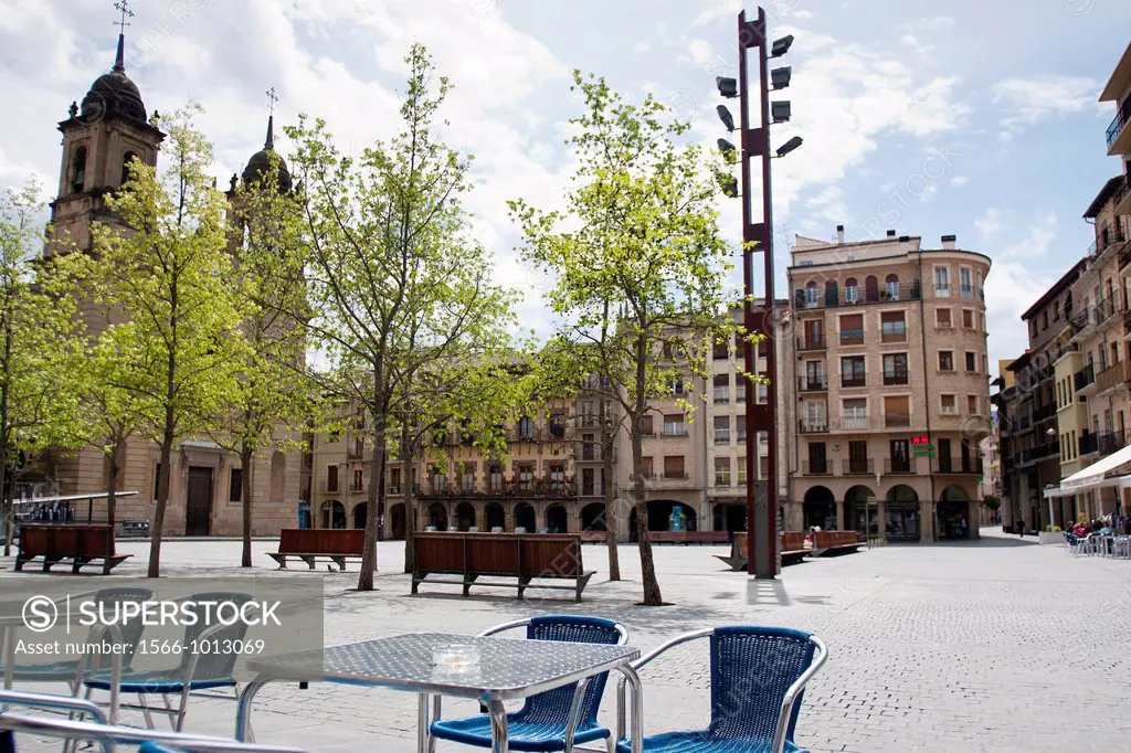 Jurisdictions Square, Estella, Navarre, Spain, Europe