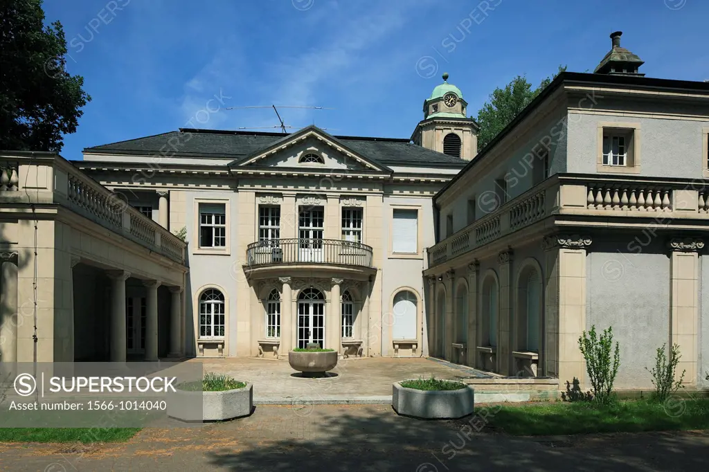 Germany, Dortmund, Ruhr area, Westphalia, North Rhine-Westphalia, NRW, Dortmund-Dorstfeld, house Schulte-Witten, manor house, library