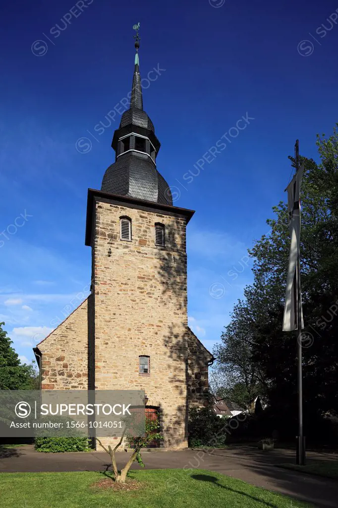 Germany, Dortmund, Ruhr area, Westphalia, North Rhine-Westphalia, NRW, Dortmund-Kirchhoerde, Patroklus church, ´Klein-Reinoldi´, evangelic church
