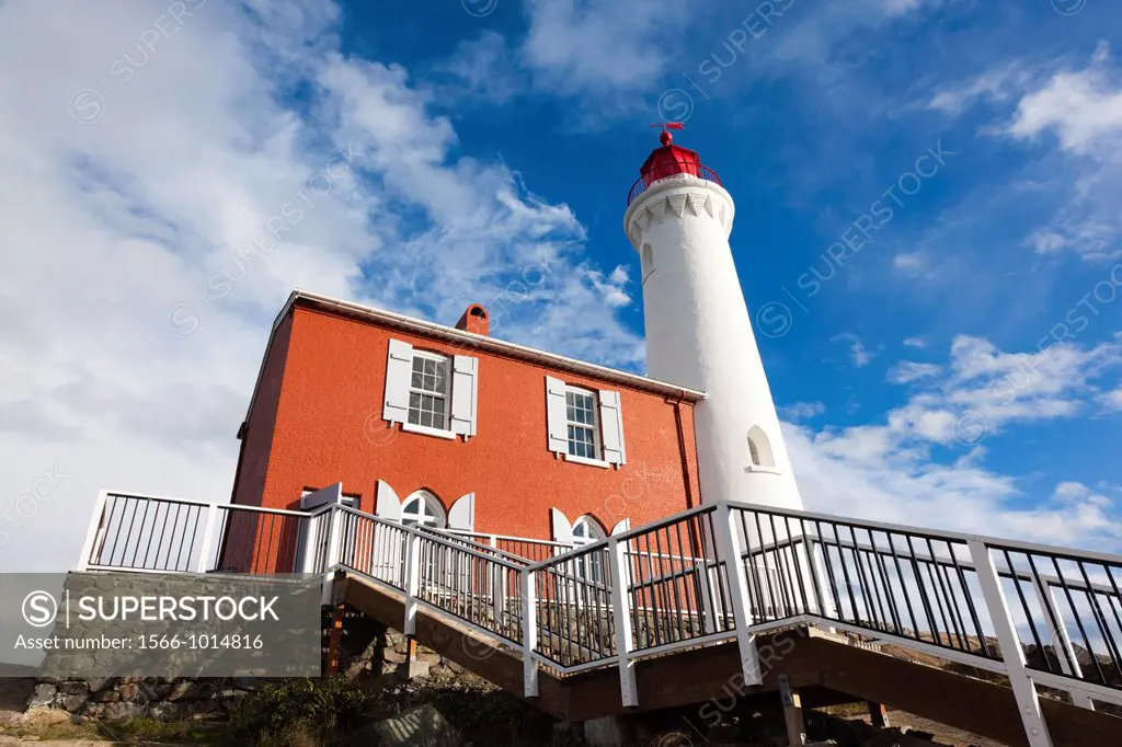 Canada, British Columbia, Vancouver Island, Victoria, Fisgard Lighthouse, exterior