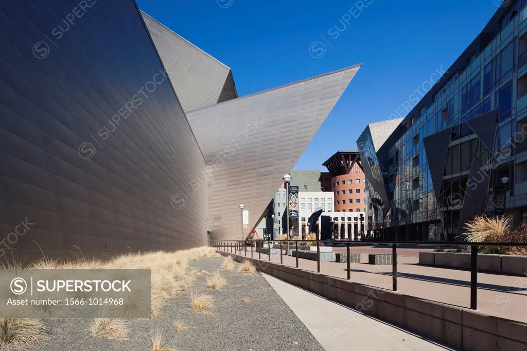USA, Colorado, Denver, Denver Art Museum, designed by Daniel Liebeskind and Davis Partnership Architects