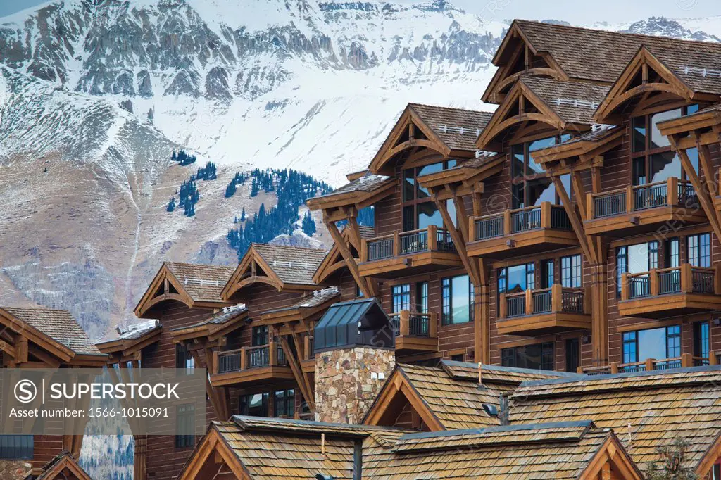 USA, Colorado, Telluride, Mountain Village Ski Area